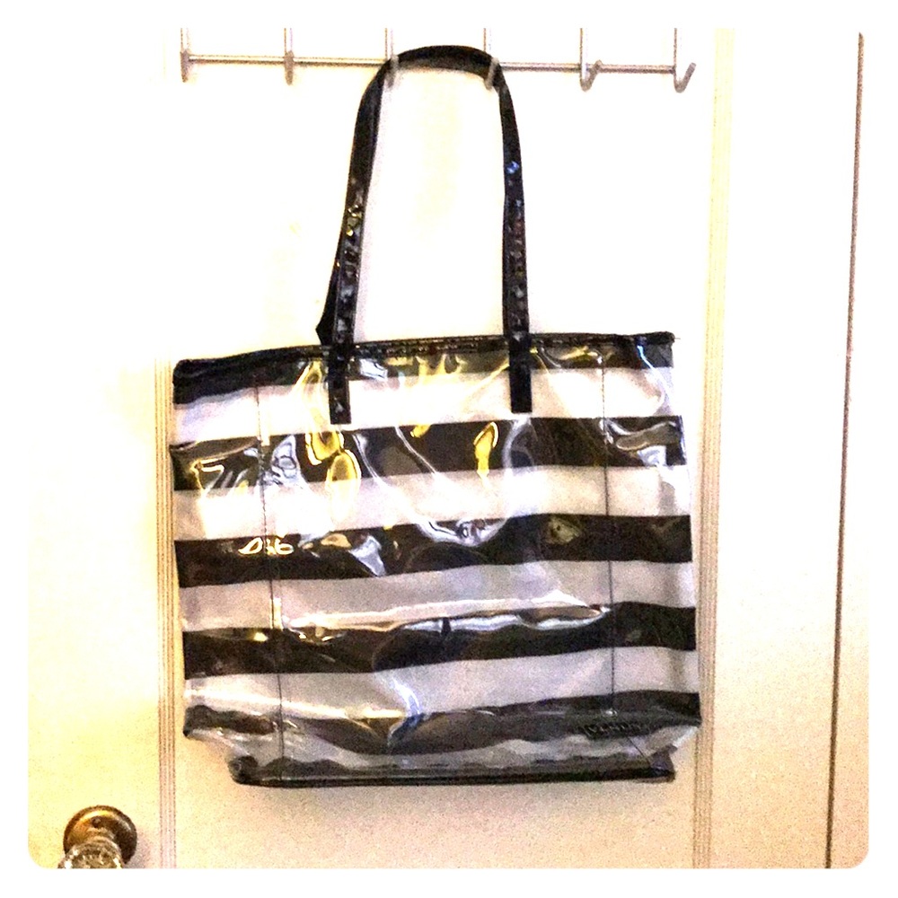 Black and clear tote bag!